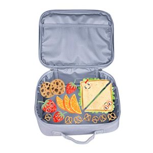 Wildkin 33600 Monsters Lunch Box, Insulated, Moisture Resistant, and Easy to Clean with Helpful Extras for Quick and Simple Organization, Olive Kids Design