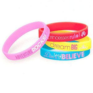 Rubber Bracelets | Disney Princess Dream Big Collection | Party Accessory
