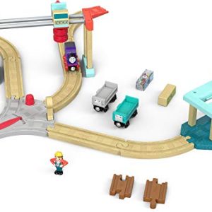 Thomas & Friends Fisher-Price Wood, Lift & Load Cargo Set