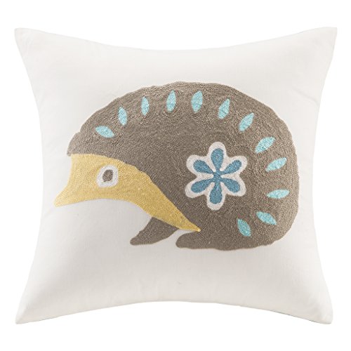 INK+IVY Kids Woodland Full/Queen Girls Boys Kids Quilt Set - Yellow Aqua, Animal – 4 Piece Kids Bedding Set – Cotton Quilt Sets Coverlet