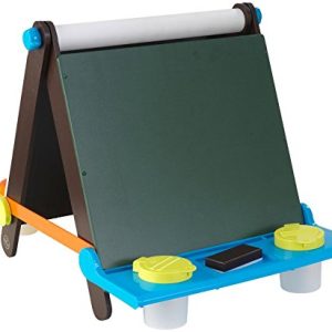 KidKraft Tabletop Easel - Espresso with Brights