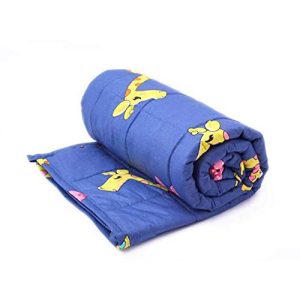 Tully Karessa Y36-5L 3.0 Weighted Blanket with Glass Beads, 36"x48" 5lbs, Kids Colorful Pattern Premium Cotton