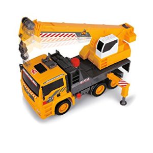 Dickie Toys Air Pump Action Mobile Crane Truck, 12"