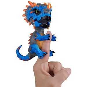 Untamed Radioactive Triceratops - Whiplash (Blue) - Interactive Toy