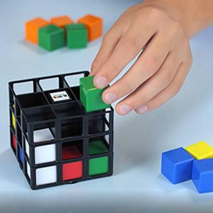 Rubik's Cage Game, Head-to-Head Brain Teaser Strategy Game Based On The Rubik’S Cube for Ages 7 & Up