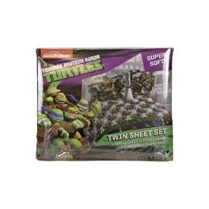 Nickelodeon Teenage Mutant Ninja Turtles 'Stomp Foot' Super Soft Microfiber Twin 3 Piece Sheet Set
