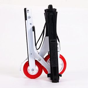 Ferrari Collapsible Two Wheels Scooter with Free Backpack, White