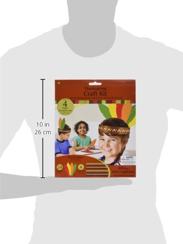 Thanksgiving Make Your Own Headband Kit | Makes Up To 4 Headbands | Party Activity
