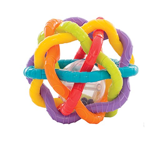 Playgro 0184557 Bendy Ball for Baby Infant Toddler Children, Playgro is Encouraging Imagination with STEM/STEM for a Bright Future - Great Start for a World of Learning
