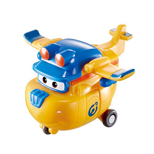 Super Wings - Donnie's Driller Vehicle | Transform-A-Bot Donnie Toy Figure