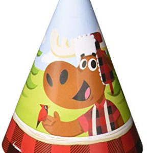 8-Count Child-Sized Party Hats, Lum-Bear-Jack
