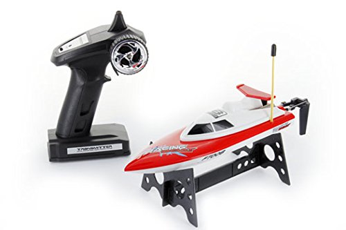 FT008 4-Channel 27mhz High Speed Racing RC Boat - RED