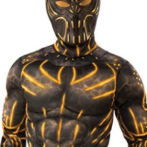 Rubie's Costume Co - Marvel: Black Panther Movie Deluxe Boys Erik Killmonger Battle Suit Costume