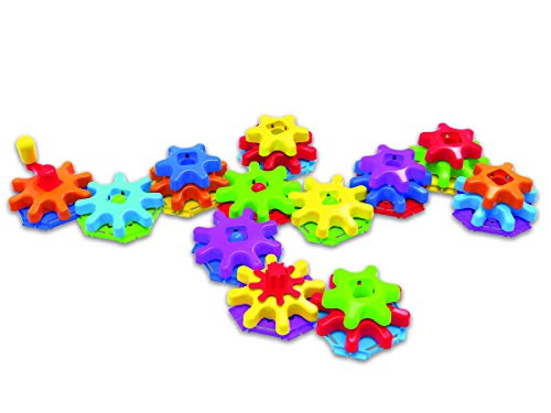 The Learning Journey Techno Kids – Stack & Spin Gears Super Set – STEM Toddler Toys & Gifts for Boys & Girls Ages 2+ Years – Mind Building Learning Toy