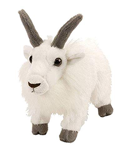 Wild Republic Mountain Goat Plush, Stuffed Animal, Plush Toy, Gifts for Kids, Cuddlekins 8 Inches