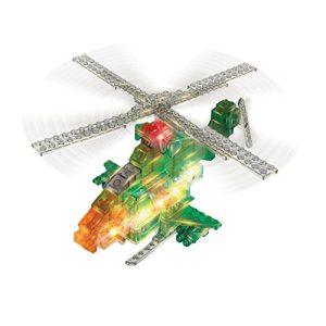 Laser Pegs Helicopter 8-in-1 Building Set; The First Lighted Construction Toy to Ignite Your Child's Creativity; It's Your Imagination, Light It Up