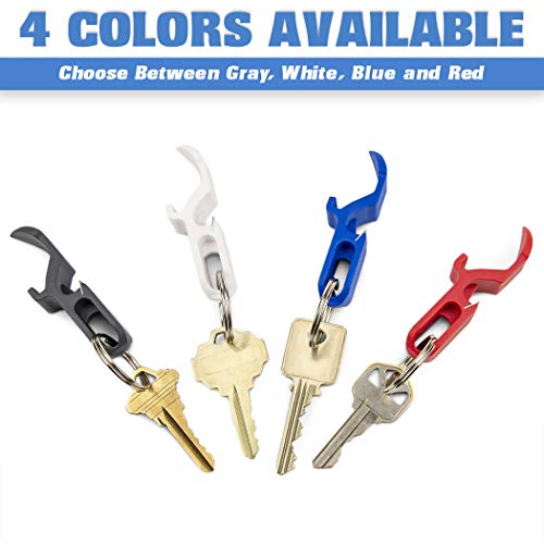 GoPong Ultimate Beer Shotgun Opener | Keychain Tool 10 Pack | Great for Party Favors, Tailgating and More - Choose Your Color