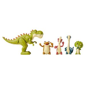 Gigantosaurus Figures Giganto & Friends Toy Action Figures, Includes: Giganto, Mazu, Bill, Tiny & Rocky – Articulated Characters Range from 2.5-5.5" Tall