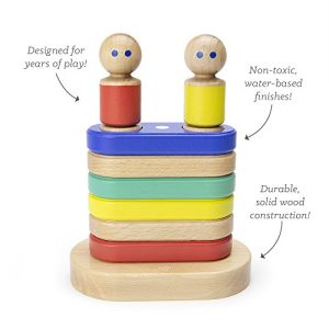 11 Piece Tegu Magnetic Floating Stacker Building Block Set, Big Top