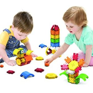 Clicformers Basic Set (90 Piece) Educational Building Blocks Kit, Construction STEM Toy, Creative Building Bricks
