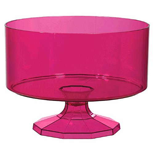 Bright Pink Trifle Container, Medium, Party Favor