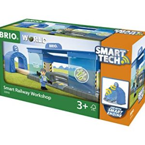 BRIO World - 33918 Smart Railway Workshop | 3 Piece Toy Train Accessory for Kids Ages 3 and Up