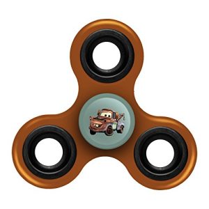 FOCO Disney Cars Diztracto Spinnerz Three Way Set-Mater Spinner Toy, Tan, 3" x 2.75"