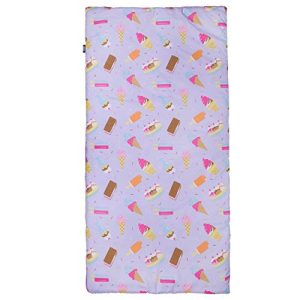 Wildkin Sleeping Bag for Toddler Boys and Girls, Includes Pillow and Stuff Sack, Perfect Size for Slumber Parties, Camping, and Overnight Travel, Patterns Coordinate with Our Nap Mats and Lunch Boxes