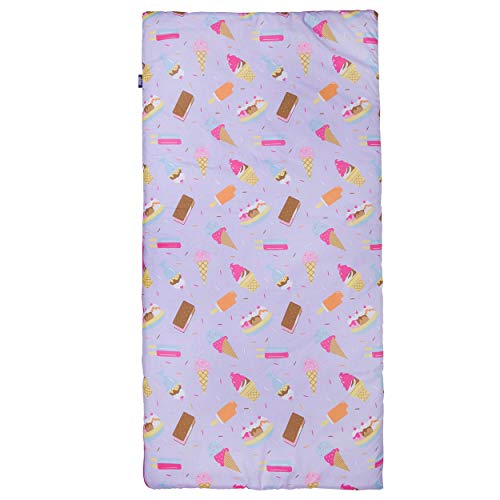 Wildkin Sleeping Bag for Toddler Boys and Girls, Includes Pillow and Stuff Sack, Perfect Size for Slumber Parties, Camping, and Overnight Travel, Patterns Coordinate with Our Nap Mats and Lunch Boxes