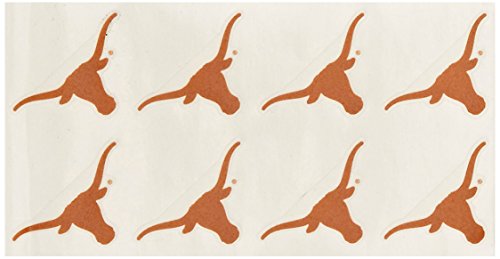 Rico Industries NCAA Texas Longhorns Face Tattoos, 8-Piece Set