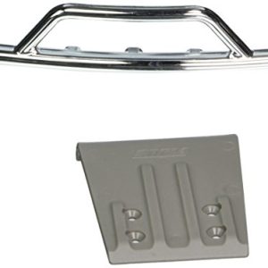 RPM Front Bumper and Skid Plate for 2WD Slash, Nitro Slash, Chrome