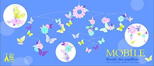 DJECO Butterfly Twirl Paper Mobile Room Decoration