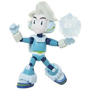 Mega Man Fully Charged – Ice Man Articulated Action Figure with Ice Blast and Ice Man Buster Accessory (to swap onto The Mega Man Figure)! Based on The New Show!