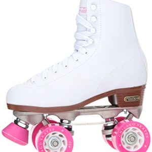 Chicago Women's Classic Roller Skates - Premium White Quad Rink Skates
