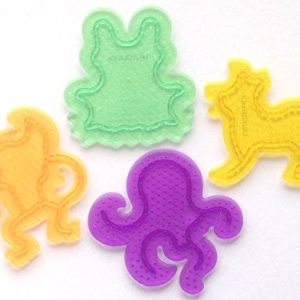 Perler Beads Animal Craft Transparent Pegboard Set, 4 pcs