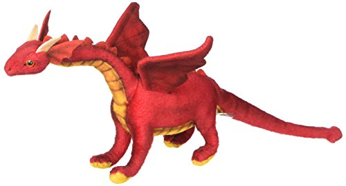 HANSA Baby Dragon Plush, Red
