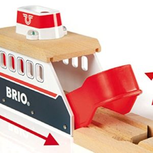 BRIO World - 33569 Ferry Ship | 3 Piece Toy Train Accessory for Kids Ages 3 and Up