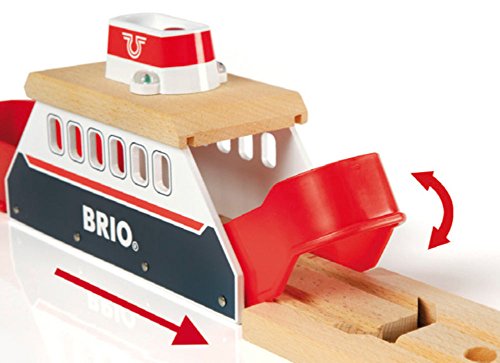 BRIO World - 33569 Ferry Ship | 3 Piece Toy Train Accessory for Kids Ages 3 and Up