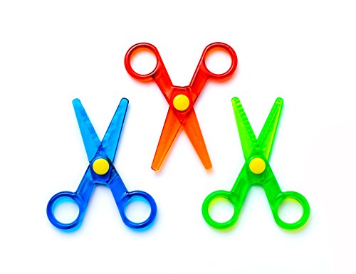 Crayola My First Safety Scissors, Toddler Art Supplies, 3ct