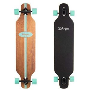Retrospec Rift Drop-Through Longboard Skateboard Complete