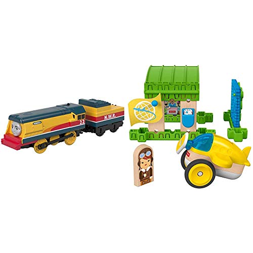 Thomas & Friends Fisher-Price Trackmaster, Rebecca with Fisher-Price Wonder Makers Airport Hanger