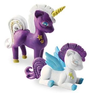 AMAV Toys 3D Unicron & Pegasus Painting Kit - All Inclusive & Ready to Paint - Enhance Creativity, Imagination & Improve Motor Skills - Best DIY Activity - Ideal Present for Unicorn Lovers Aged 3+