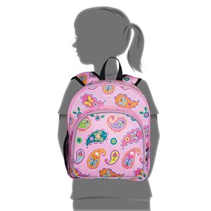 Wildkin 40210 Paisley Olive Kids 12 Inch Backpack, Pack 'n Snack