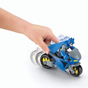 Fisher-Price Imaginext DC Super Friends Exclusive Gotham City Batman, Catwoman Cycles, Multi Color