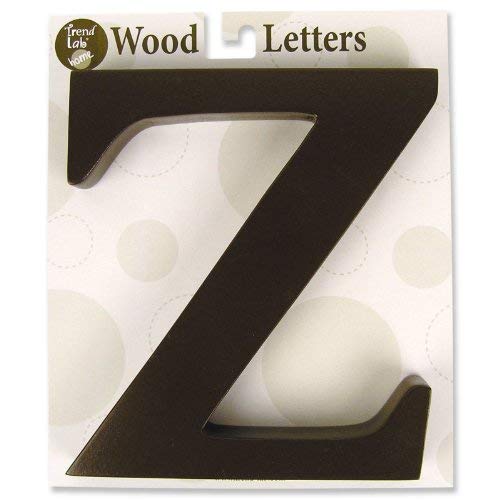 Trend Lab Brown 6" Tall Letter, Letter Z