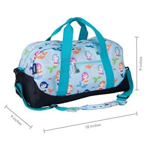 Wildkin Kids Overnighter Duffel Bag for Boys and Girls, Carry-On Size and Perfect for After-School Practice or Weekend or Overnight Travel, Patterns Coordinate with Our Nap Mats and Sleeping Bags