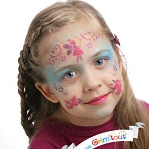 Grim Tout Fairy Tales Face Painting Stencils, Brown/A