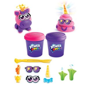 Canal Toys Power Dough Unicorns Interactive Dough (11Piece), Multicolor