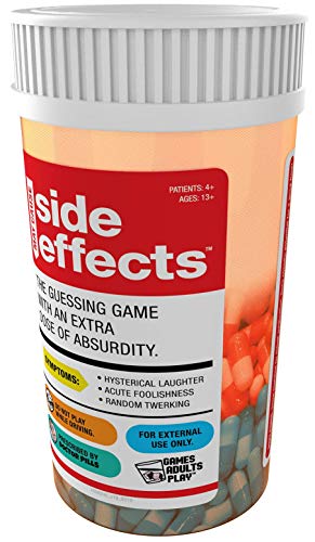 GAMES ADULTS PLAY (May Cause) Side Effects - Word Guessing Game at It's Hysterical Best - Get Your Teammate to Guess The Word Or Phrase for A Chance to Win
