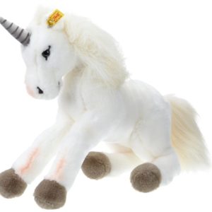 Steiff Starly Dangling Unicorn Plush, White